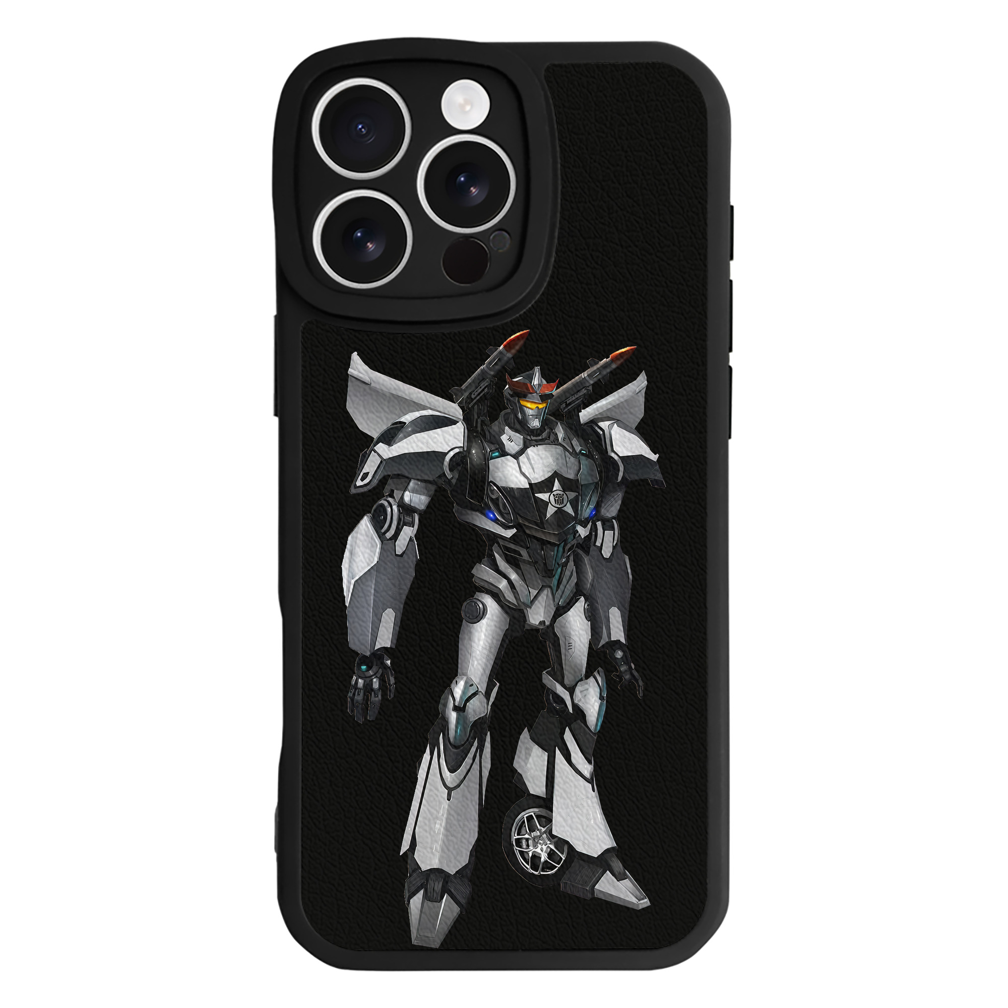 （画像用） Transformers トランスフォーマー 【iPhone 16シリーズ対応】シリコンスマホケース（レザー調） 材質：シリコン